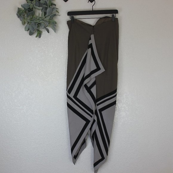 BCBGMaxazria Runway Handkerchief Strapless Draped Dress - Picture 8 of 8